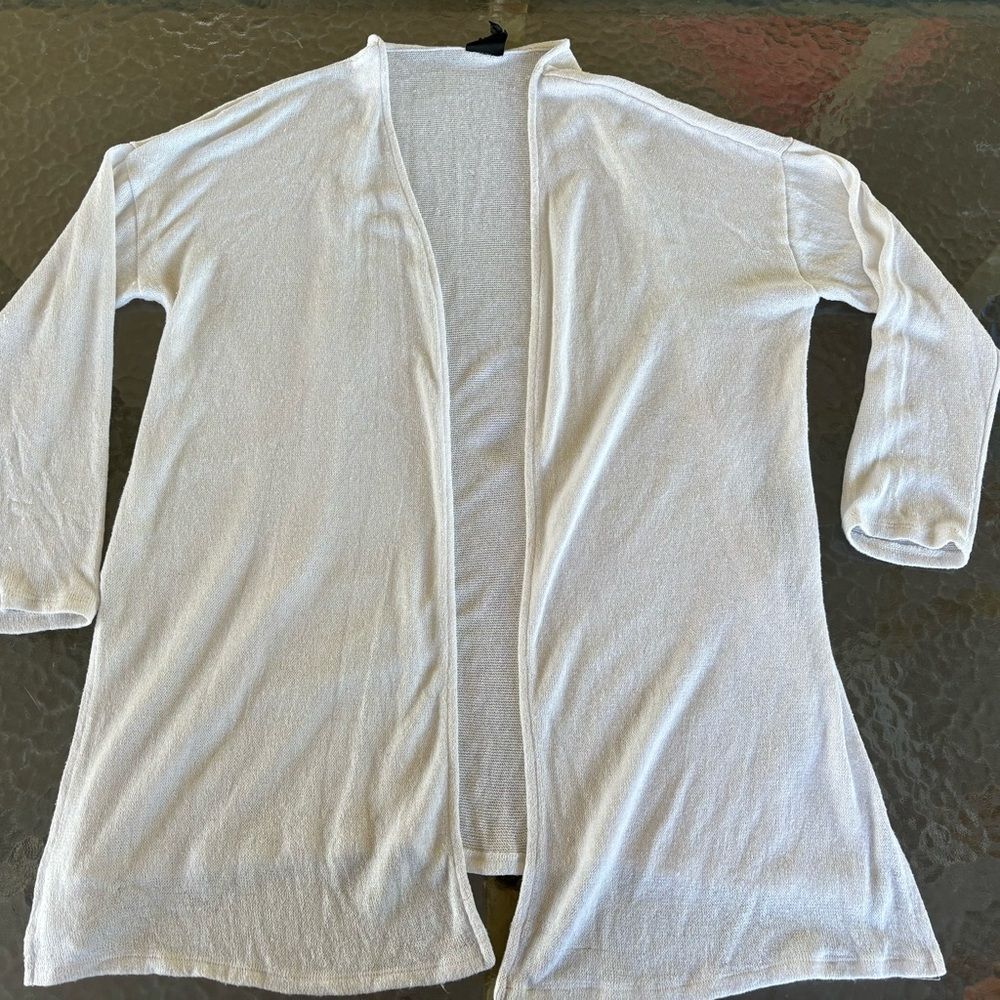 Worthington white Knit Cardigan woman’s size large